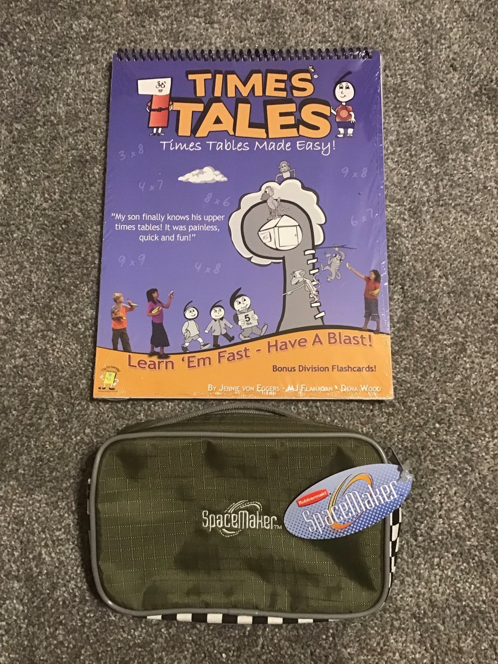 Times Tales Times Tables Made Easy! SpaceMaker by Rubbermaid NWT